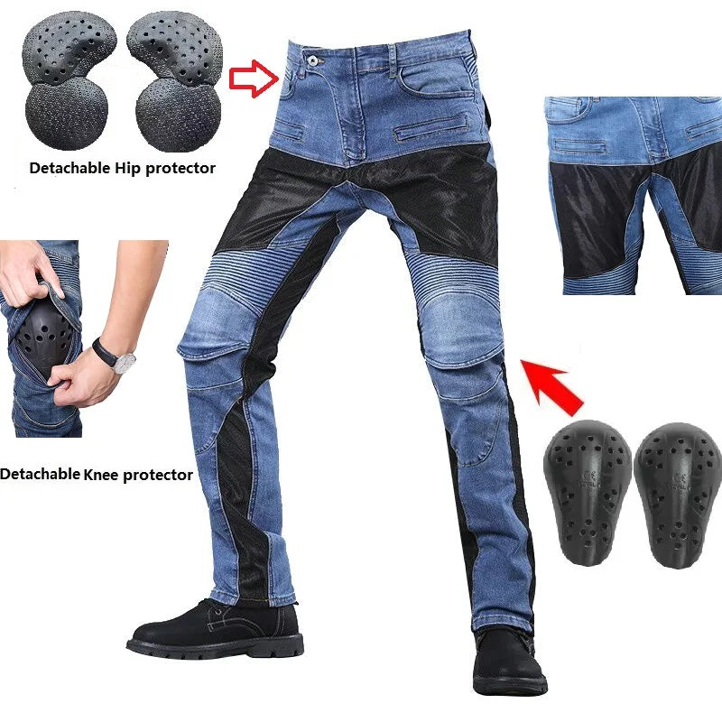 New Motorcycle Pants Classic Outdoor For Moto Shirt With Protection Kevlar Jeans Motorcycle For Men Motorbike Gear Cb650r