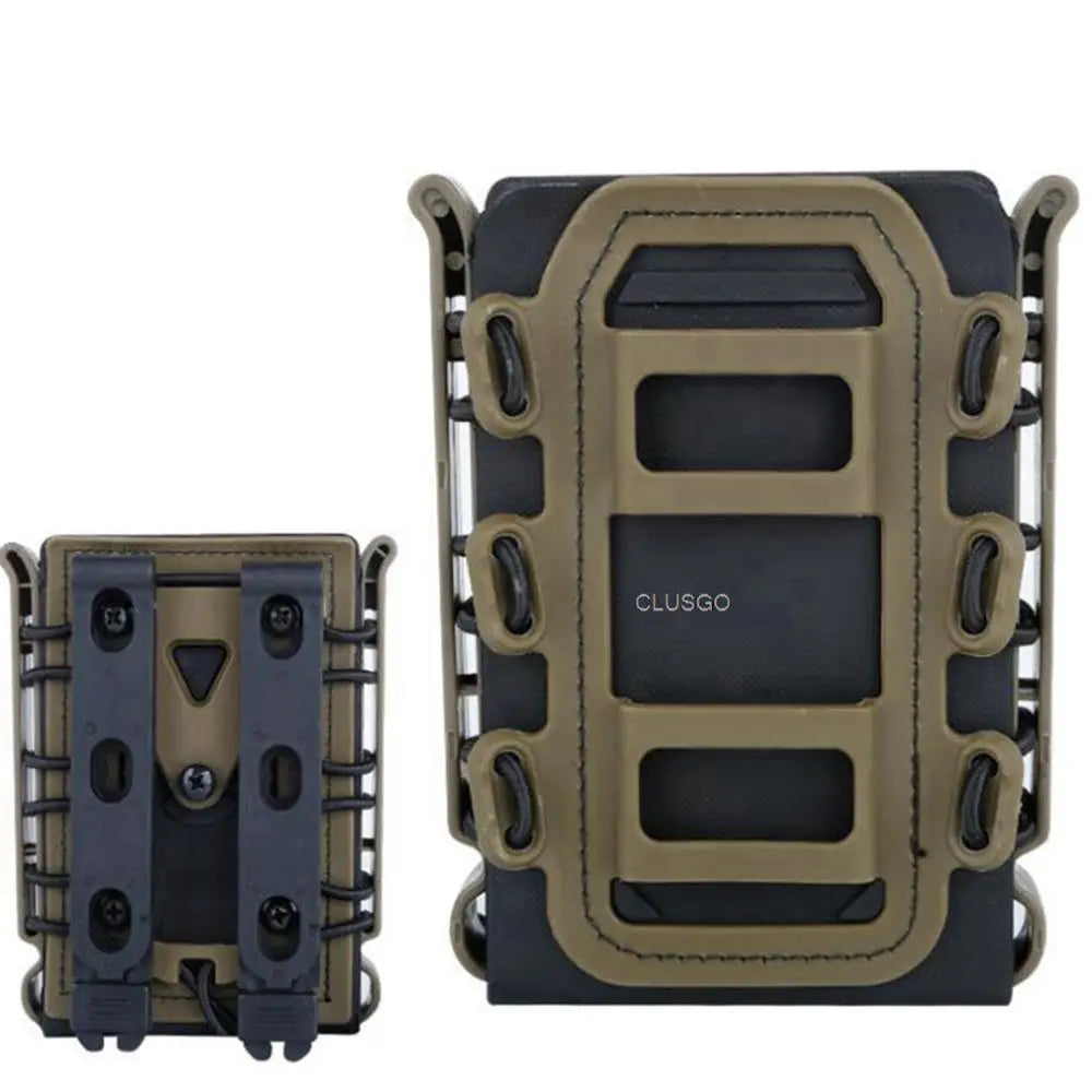 3Pcs Tactical Fast Mag TPR Flexible Molle Magazine Pouch Carrier for Ar15 M4 5.56/7.62 Mag Pouch Rifle Pistol Magazine Holder