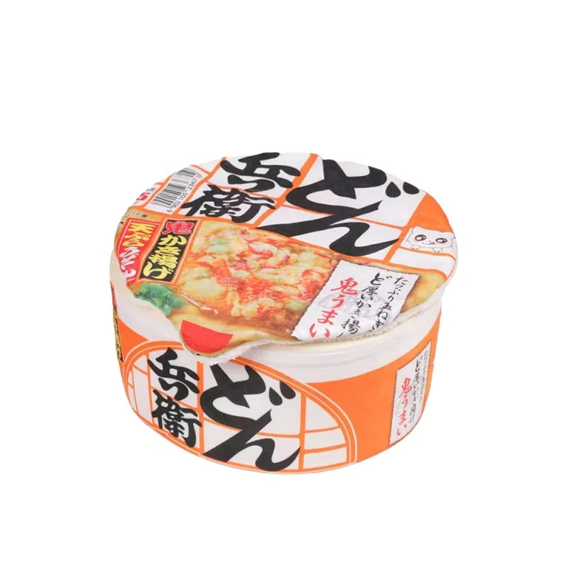 Orange Cat Winter Fun Noodles Puppy Bed House Cat Sleeping Bag Mat Plush Bed Furniture Accessories Pet Supplies