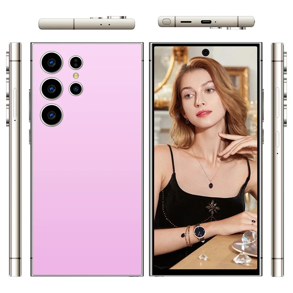 2025 New Hot S25 Ultra Original Intelligent 5g Dual Card Dual Standby Android 14 System 8000mah Battery Global Version