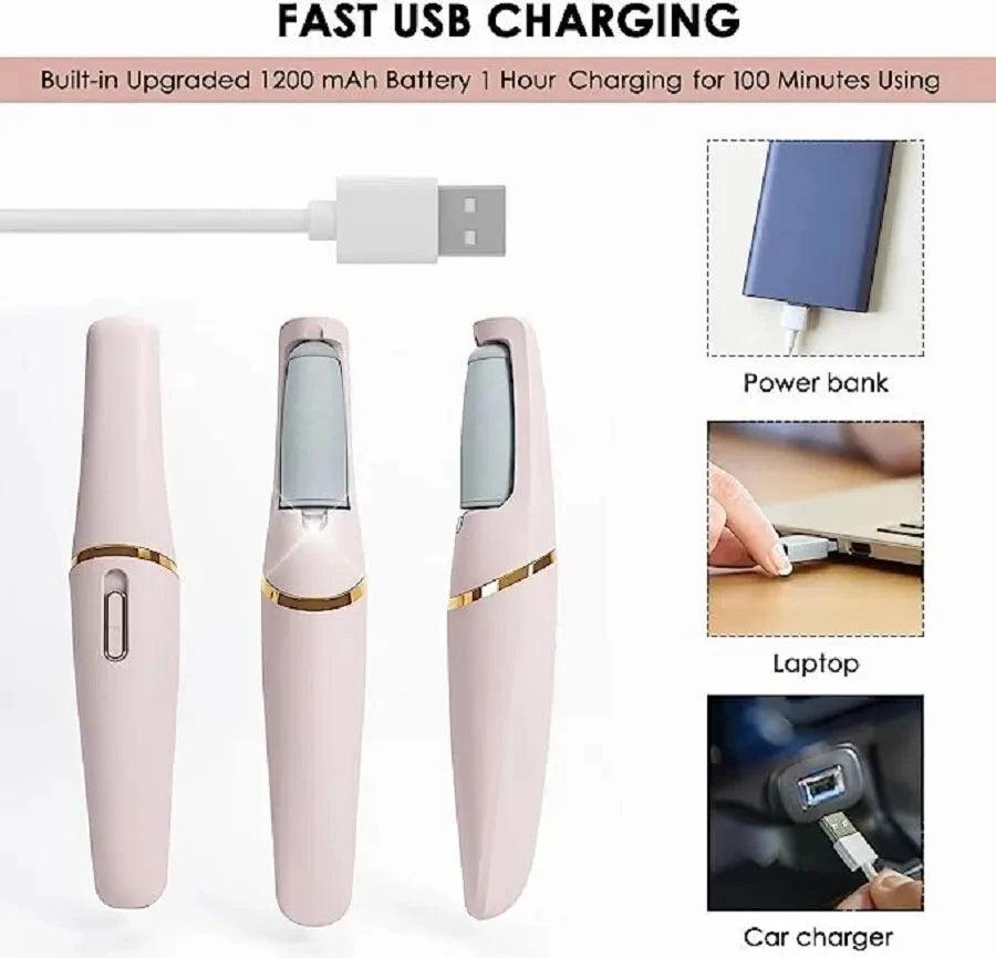 Electric Callus Remover for Feet, Rechargeable Foot File Pedicure Tool, Portable Foot Callus Remover Waterproof Profess,Pedicure