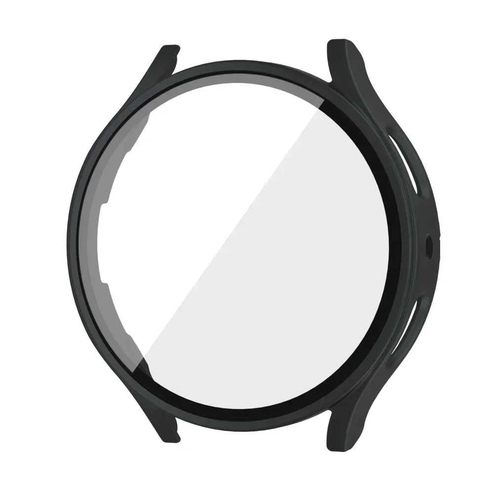 Tempered Glass+PC Cover for Samsung Galaxy Watch 4 5 6 44mm 40mm All Coverage Protective Bumper Case Galaxy Watch4 5 Accessories