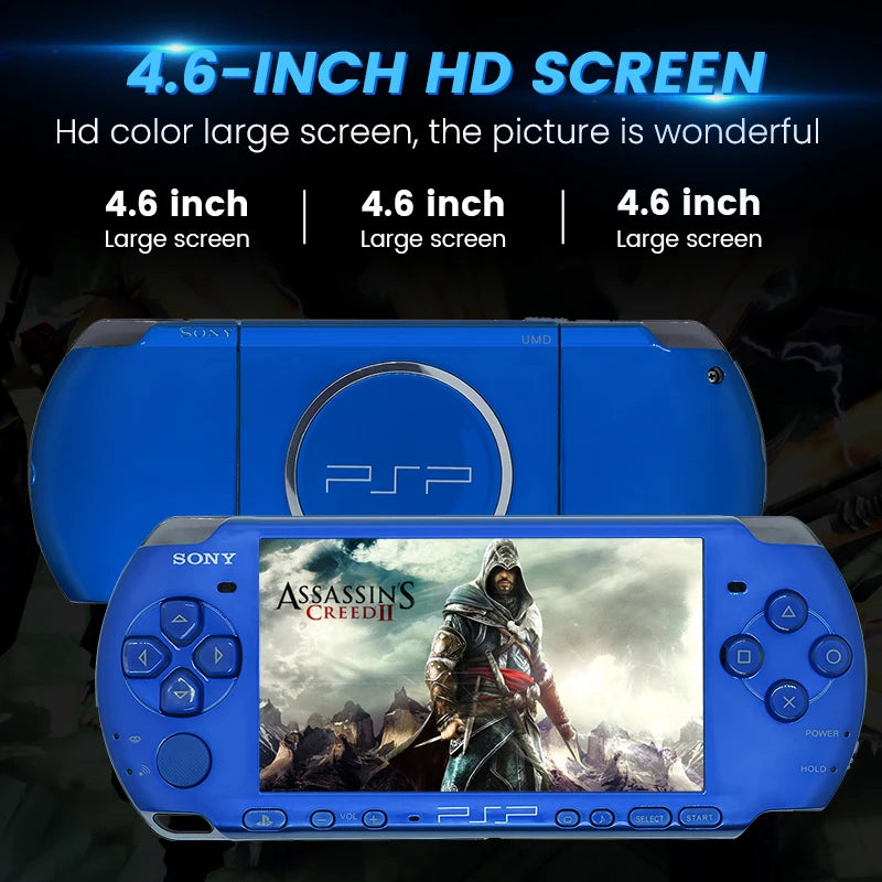PlayStation PSP 3000 VIBRANT BLUE (PSP-3006) Original Game Console Sony PSP3000 Handheld Arcade Game Console (+Free Games)