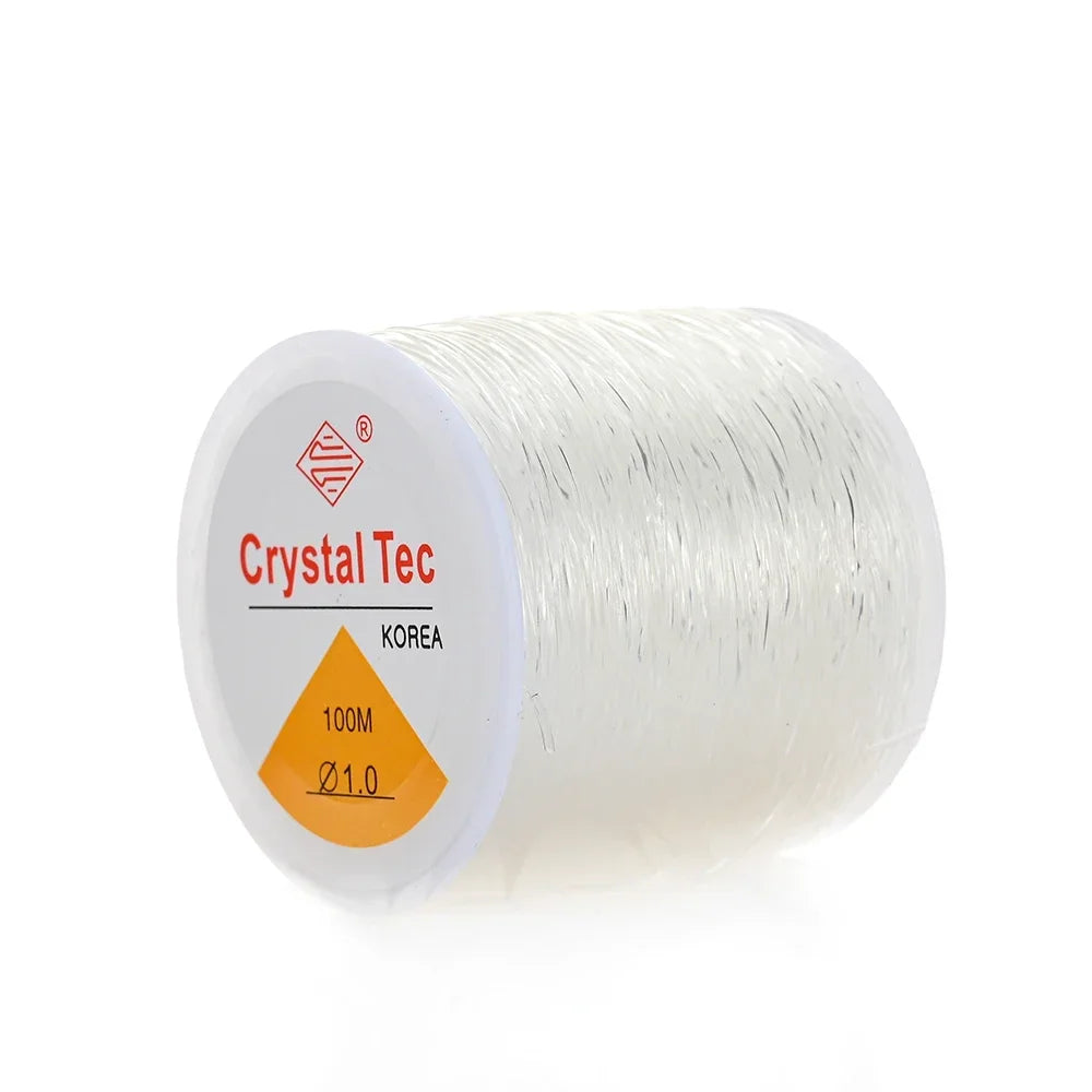 0.5-1.5mm Elastic Cord String Transparent Elastic Thread For Jewelry Making Diy Bracelet Necklace Beaded Accessories
