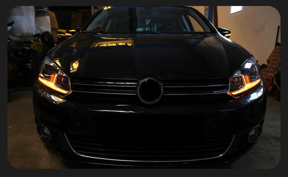 Car Lights for VW Golf6 Golf 6 MK6 Headlight 2009-2012 R20 GTI Head Lamp Drl Projector Lens Automotive Accessories