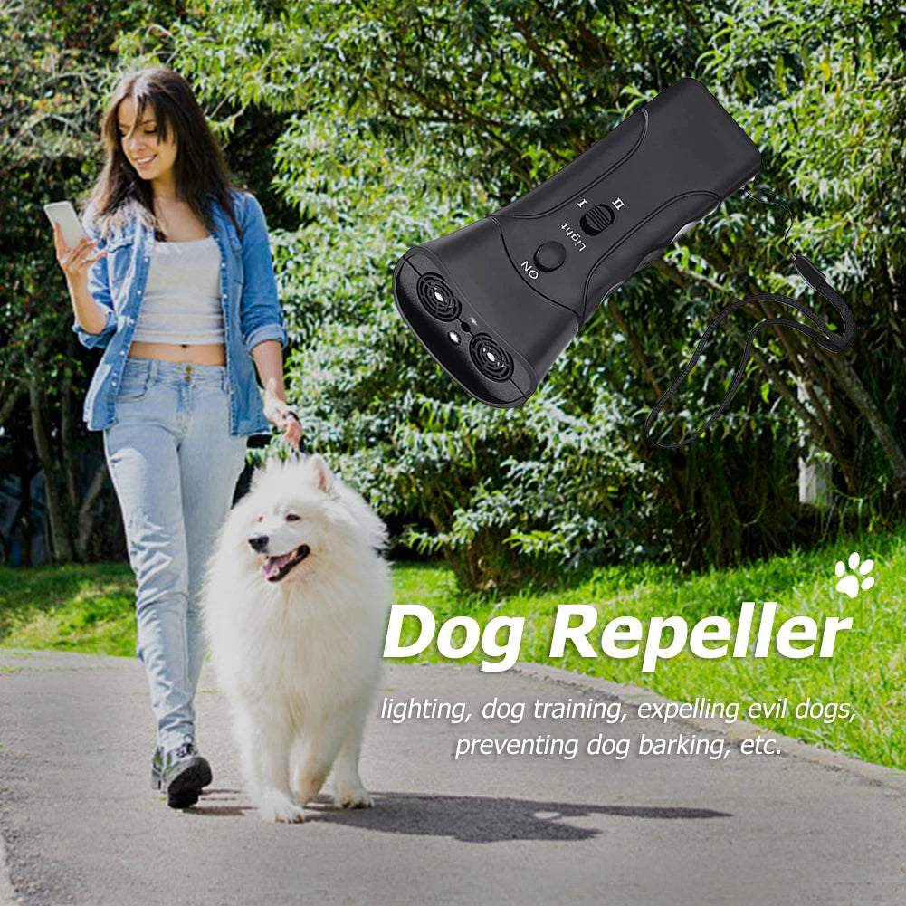 1-5Pcs Ultrasonic Pet Dog Repeller Anti Barking Stop Bark Training Device High Power Dog Training Repellents USB Charging