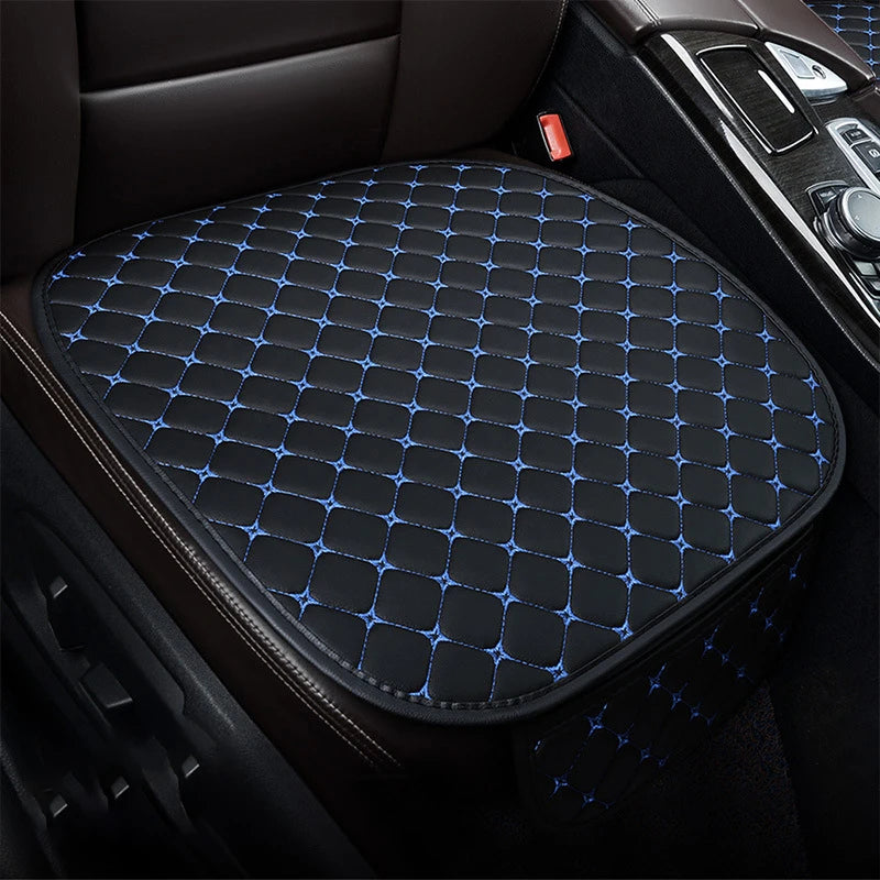 New Pu Leather Car Seat Cover Seat Back Cushion Minimalism Seat Cushion Universal Wear-resistant and Durable Four Seasons