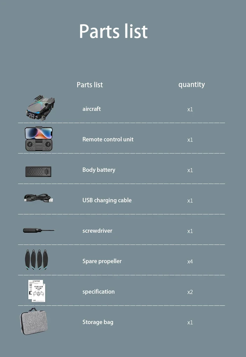 Hot Drone AE7 Pro Brushless Professional 8K HD Camera WIFI FPV Obstacle Avoidance Optical Flow RC Foldable Quadcopter Toys