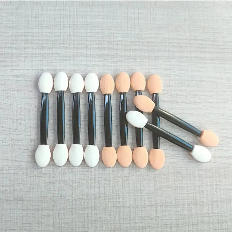【Hot sales】Eyeshadow Stick Double Head Latex Sponge Disposable Eyeshadow Brush Portable Smudge Eye Nail Brush Beauty Kit