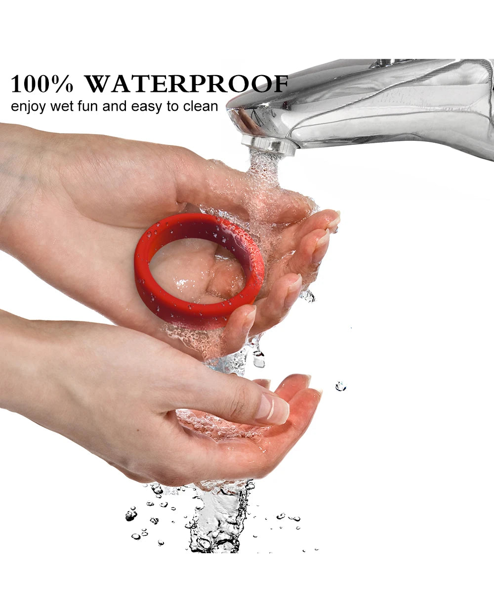 Cock Ring Durable Silicone Penis Rings Men's Delayed Ejaculation Rubber Rings Sex Toy For Men Couple Stretcher Scrotum Ring