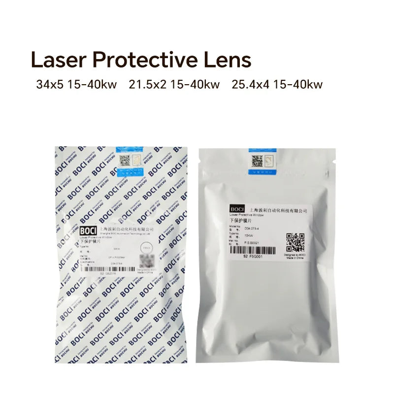 Original Boci Laser Protective Lens 34x5 15kw 20kw 30kw 21.5x2 Laser Protective Windows Boci BLT421 BLT461 BLT462 BLT661 BLT662H