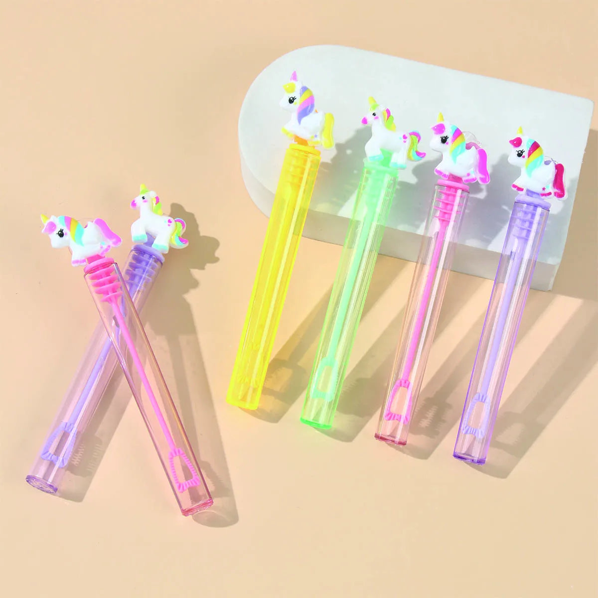 10Pcs Unicorn Bubble Tube Soap Bottle Unicornio Theme Birthday Party Decoration Kids Favors Wedding Guests Gift Party Supplies