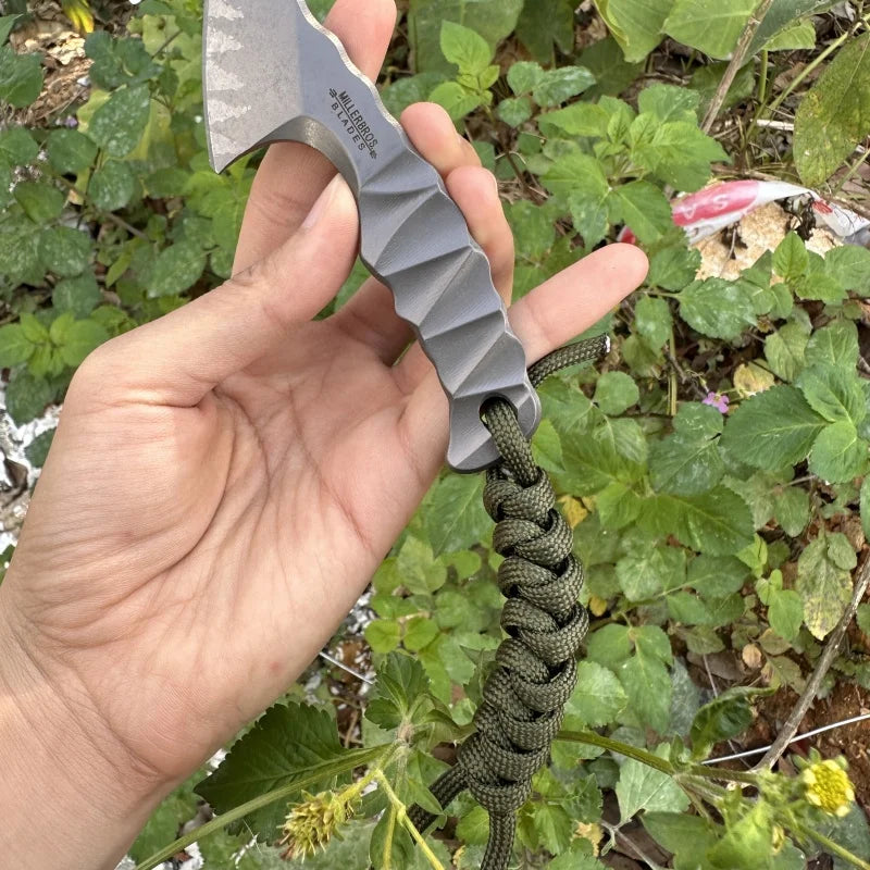 Small Axe (2nd Generation) D2 Steel Outdoor Camping Portable EDC Survival Pocket Knife Practical Cutting Knife Men's Gift