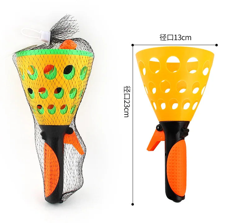 Catapult Two-player Docking Ball Launch Ball Ping-pong Bouncy Ball Leisure Sports Parent-child Interaction Outdoor Toys