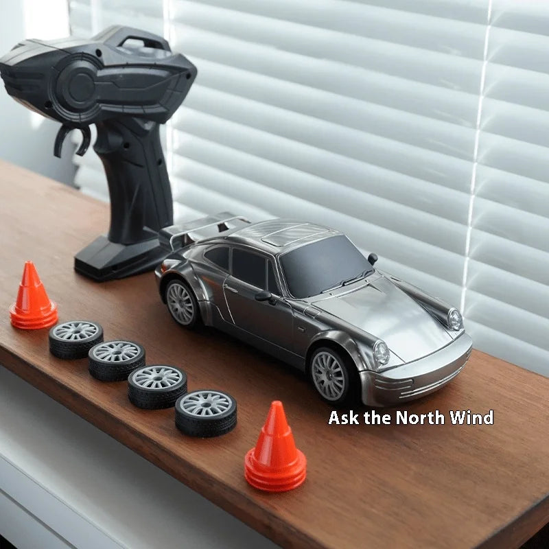 New 4WD Remote Control Drift Car Full Size 1:24 Mini Remote Control Racing Car Model 2.4G Radio High Speed RC Car Boy Toy Gift