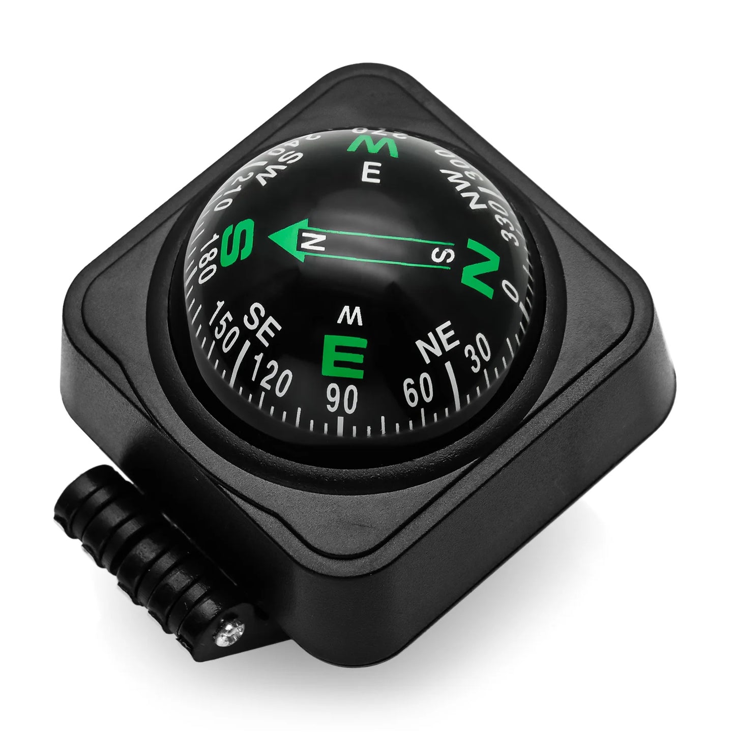 Outdoor Adjustable Navigation Dashboard Car Compass For Car Boat Cycling Hiking Direction Pointing Guide Ball Shaped Compass