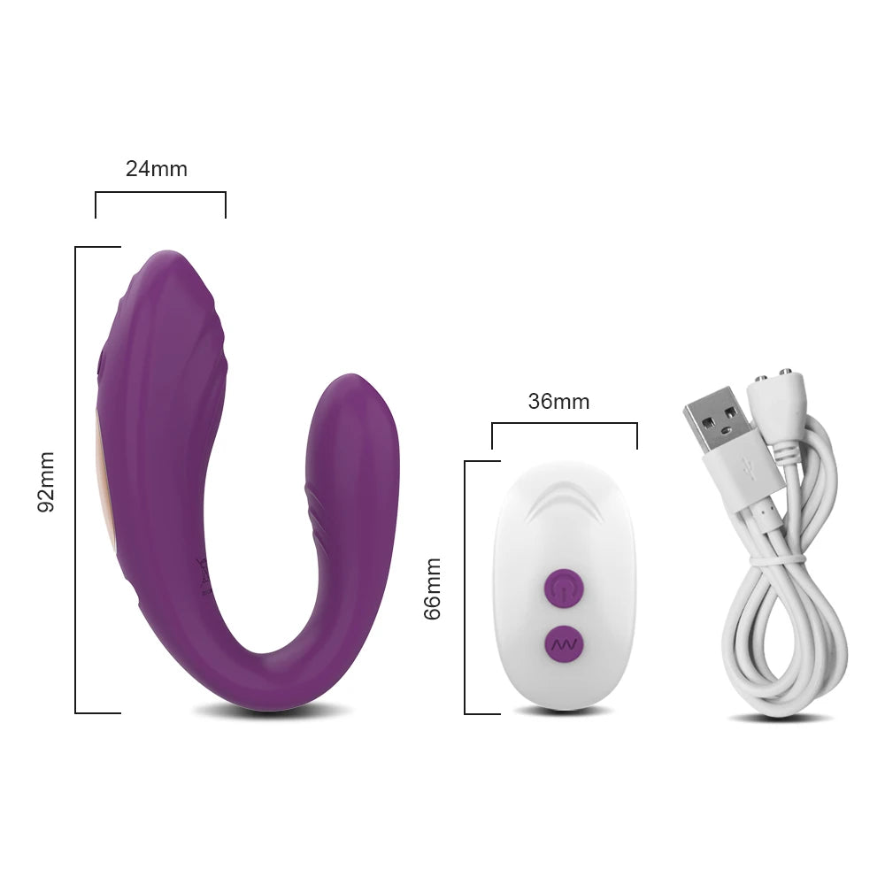 Xbonp Powerful Remote Control Vibrator Adult Sex G Spot Sexy Toys Female Clitoris Stimulator Dildo for Couples Women Panties