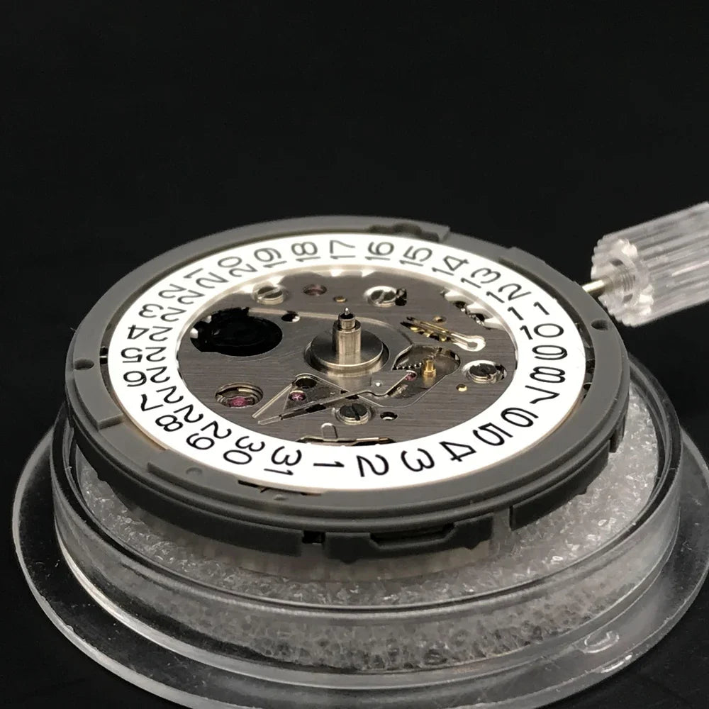 NH35A Premium Mechanical Movement NH35 White Date wheel 24 Jewels Automatic Self-winding High Accuracy Movt Replace