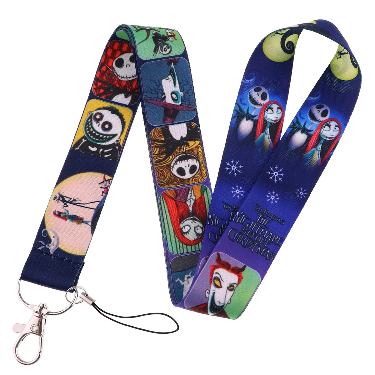 KKZ004 Mickey&Minnie Stitch Lanyard For Keys Keychain Badge Holder ID Credit Card Pass Hang Rope Lariat Phone Charm Gift
