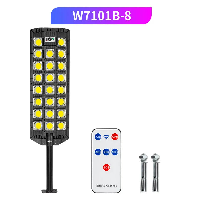 LED Solar Street Light Outdoor Waterproof LED For Garden Wall Adjustable Angle Solar Lamp Built-in Lithium Battery