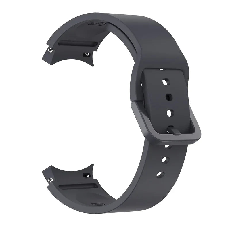 Original Silicone Band for Samsung Galaxy Watch 7 6 5 4 40mm/44mm 5Pro No Gap Bracelet Galaxy Watch 6/4 Classic 46mm 47mm Strap