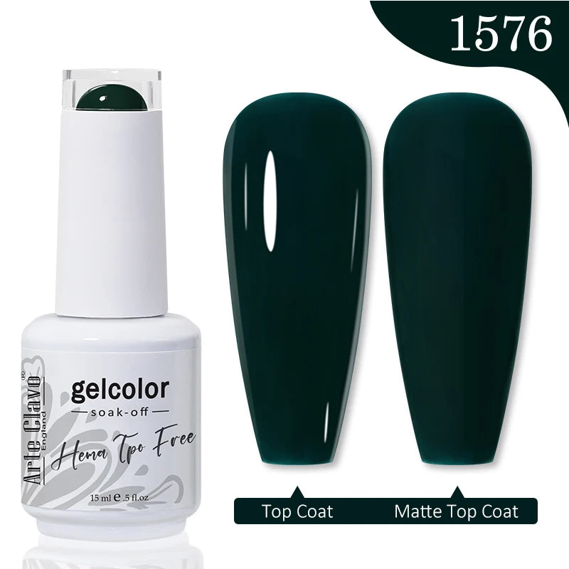 Arte Clavo HEMA TPO FREE Gel Nail Polish Jelly 15ml LED Nail Gel Hybrid Varnish Matt Top Base Coat Nail Art Gellak Primer