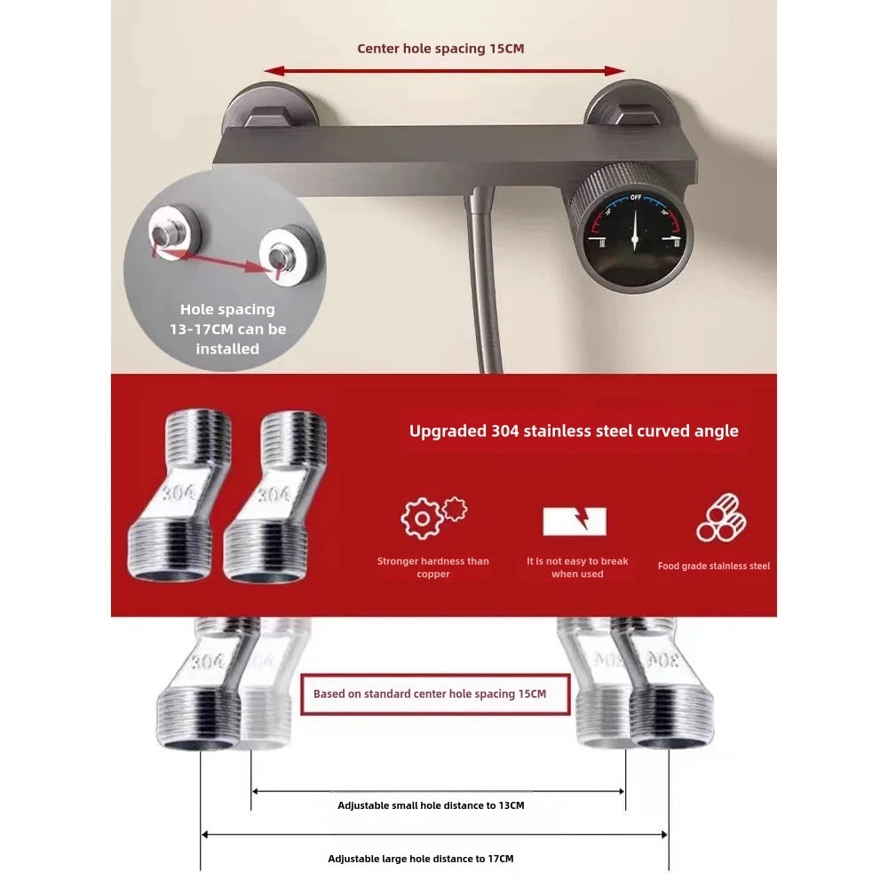 Bathtub Gray Waterfall Bathtub Faucet With Hand Shower Brass Chrome Wall Mounted Bathroom Shower Mixer Tap Shower system Set