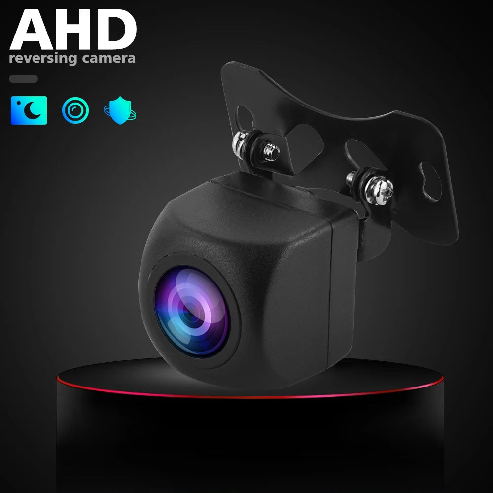 Podofo AHD Car Rear View Camera HD Reverse Parking Video Monitor Waterproof Backup Night Vision Lens 6M Cable for Car Radio Mp5