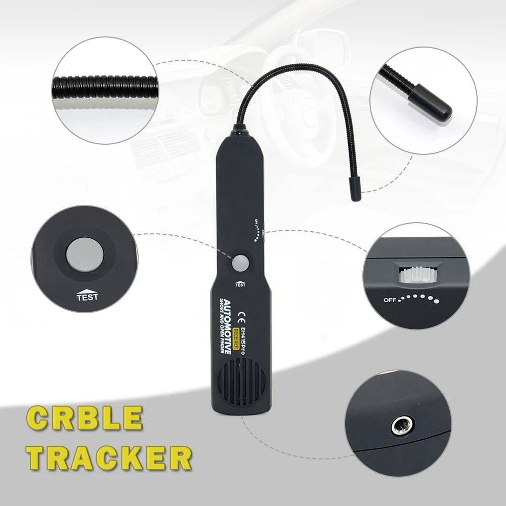 EM415PRO Automotive Short Cable Tracker & Open Wire Finder Universal EM415 PRO 6-42V DC Find Car Short Circuit Wire