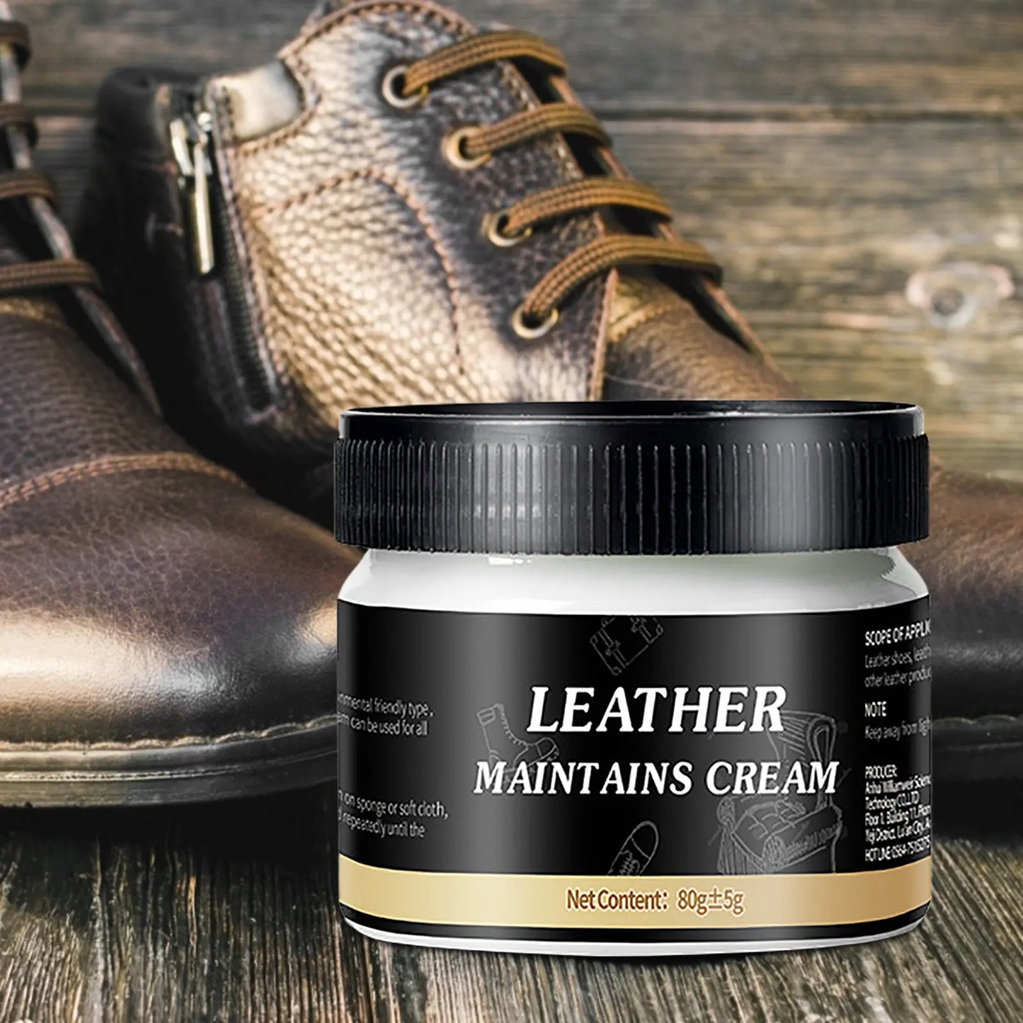 Leather Cream Leather Conditioner for Leather Pant Bag Shoes Furniture Car Seats Polishing Nourishment Care Leather Maintenance