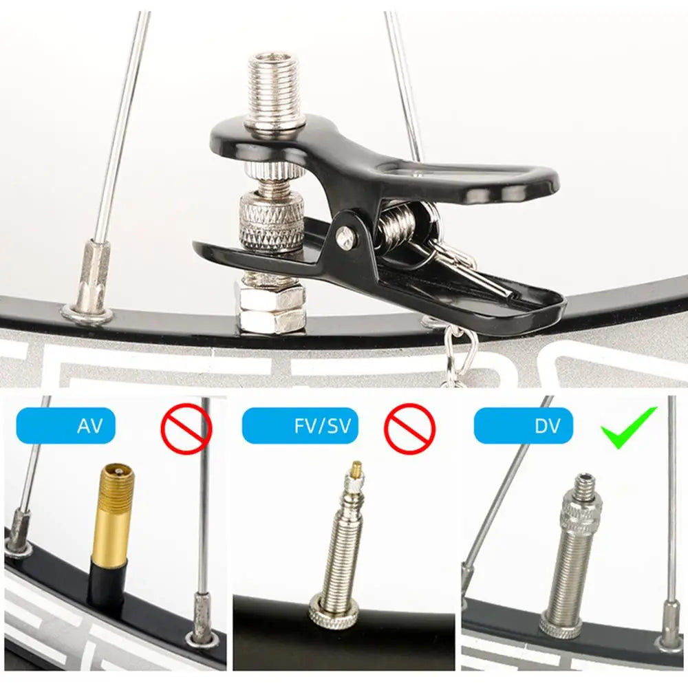 Tire Inflator Nozzle Bike Pump Nozzle Multi-use Connector for Head Bike Pump Head Pump Adapter Bicycle Converter Bike Adapter
