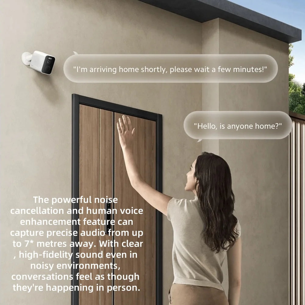 Xiaomi BW500 Outdoor Camera 2.5K HD Night Vision 10m Color AI Security IP67 Waterproof Long Battery Life Smart Home Surveillance