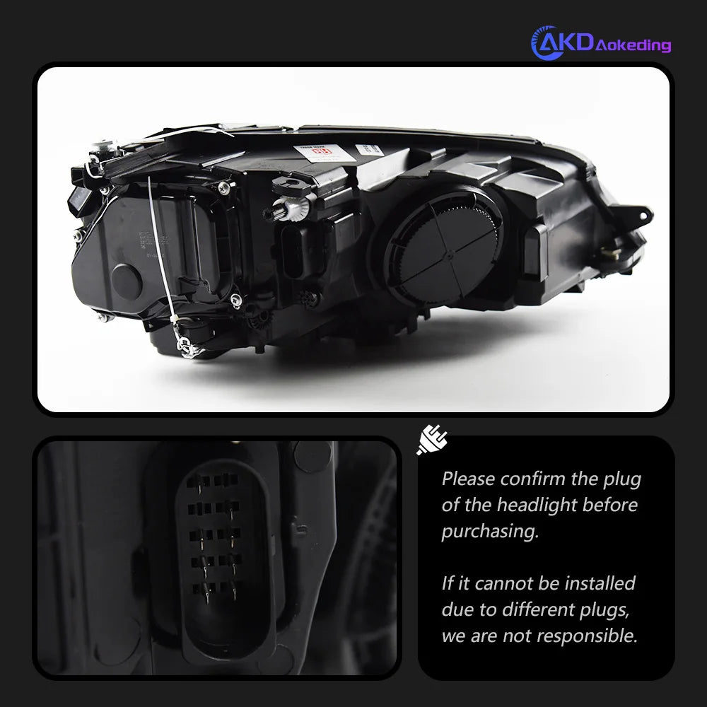 Auto Parts For VW Golf 7 MK7 GTI Headlights 2013-2017 Upgrade golf 7.5 styling LED DRL Dual Projector Car Accesorios Modified