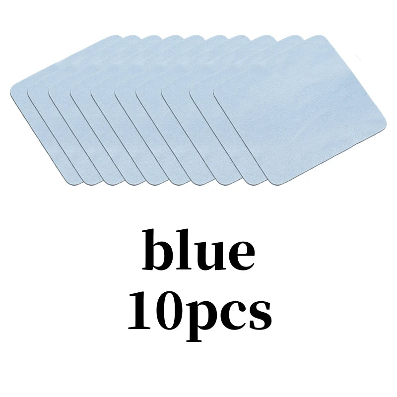 Microfiber suede material for eyeglass cloth.
