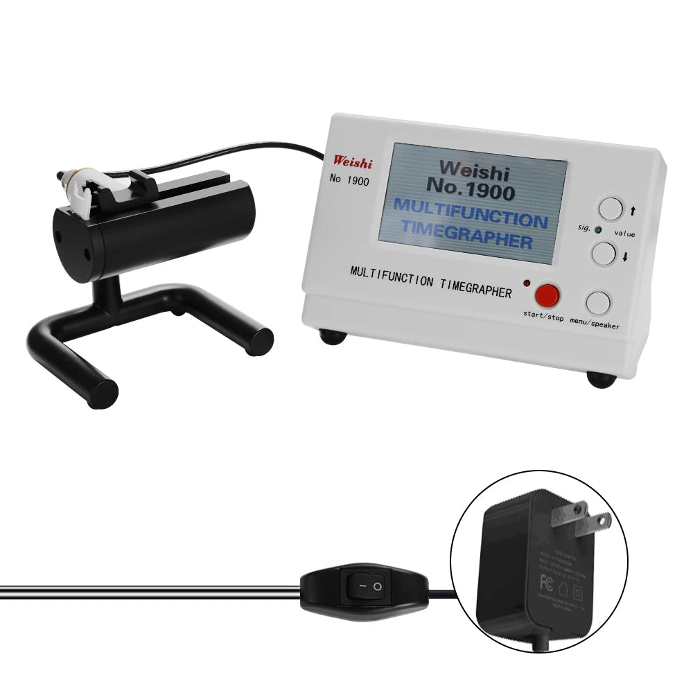 WeiShi No.1000/No.1900 Timegrapher Watch Testing Tool Watch Tester for Repairers Hobbyists Watch Test Repairing Tool Timing Test