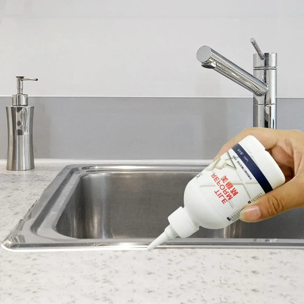1Pc 150ML Waterproof Tile Gap Repair Filler,Home Waterproof Tile Gap Refill Agent Grout Tiling Tile Reviver Repair for Living