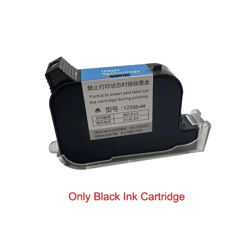Portable Handheld Inkjet Printer 12.7mm Label QR Bar Batch Code Date Number Logo Expiry Date Coding Machine 28 Languages
