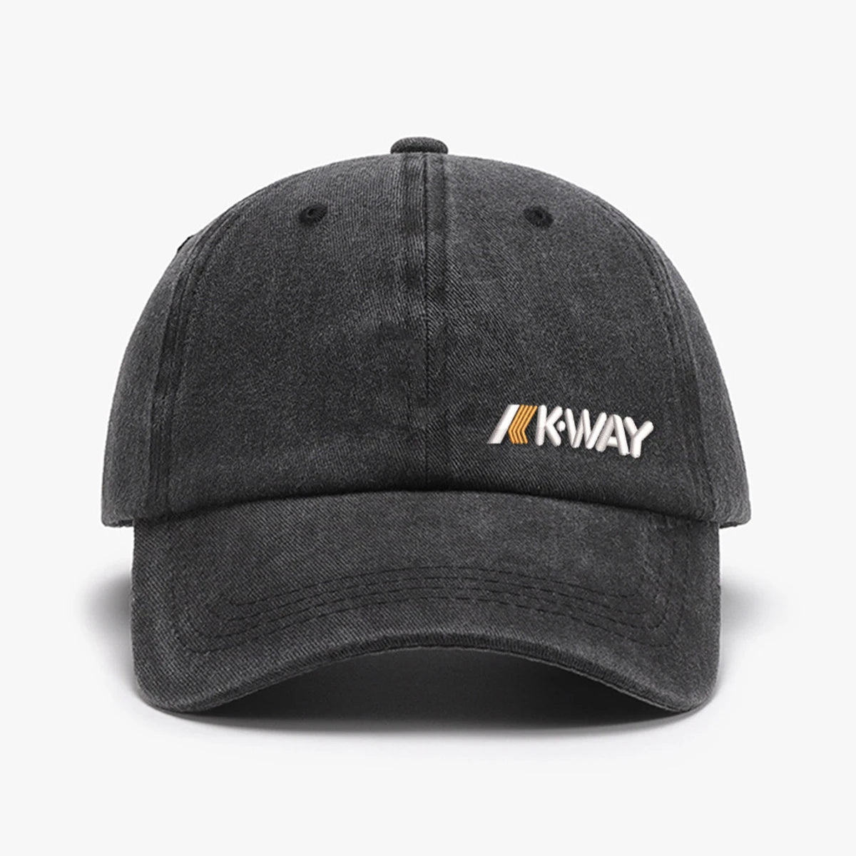 1 "Kway"embroidery printed baseball cap outdoor fashion accessory hat, adjustable, lightweight, unisex, as a holiday gift