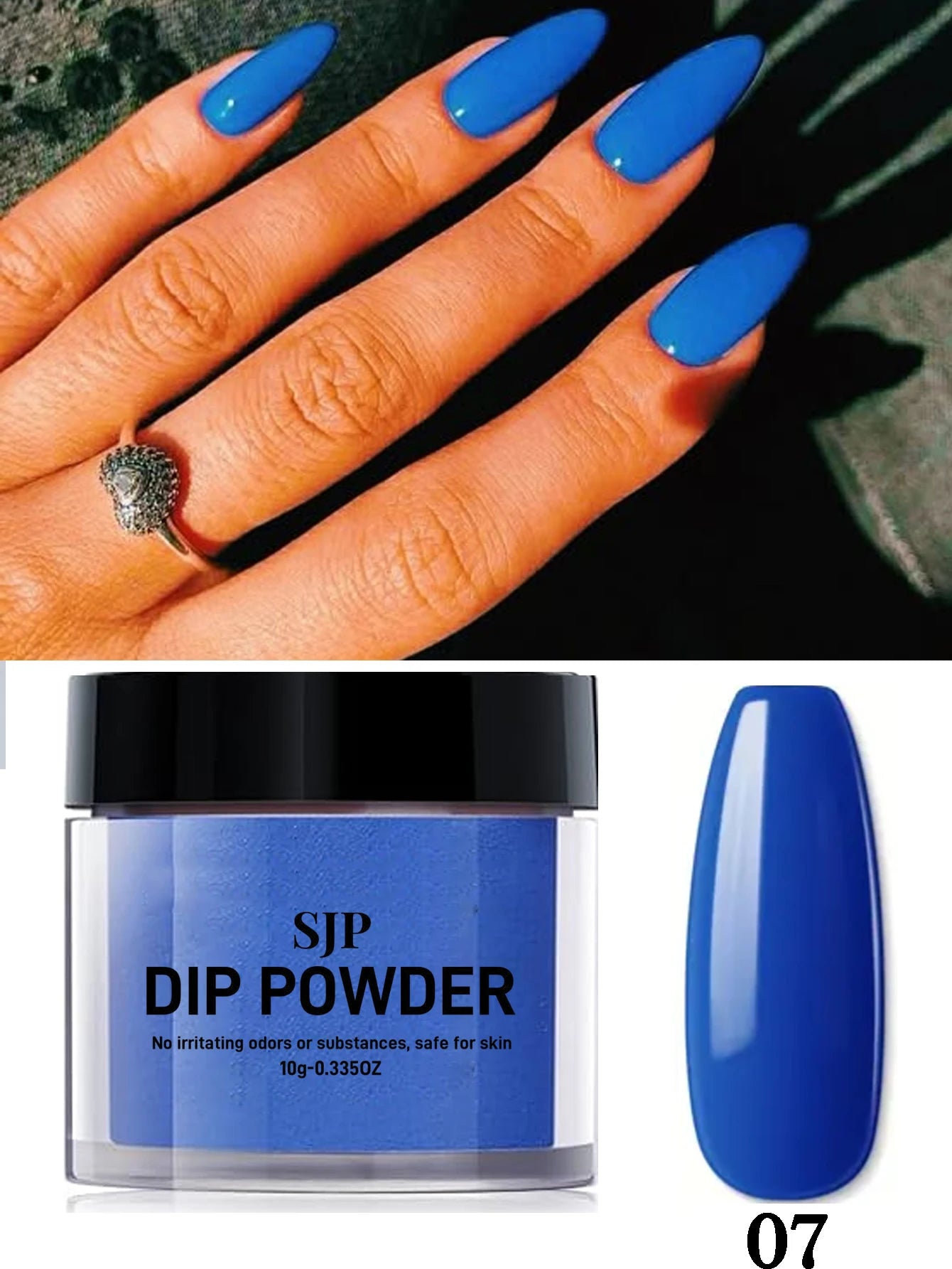 10 G Nail Dip Powder for French Manicure, Color Dip Powder, Suitable for Home Nail Salon DIY, Long Lasting, No Curing Manicure L