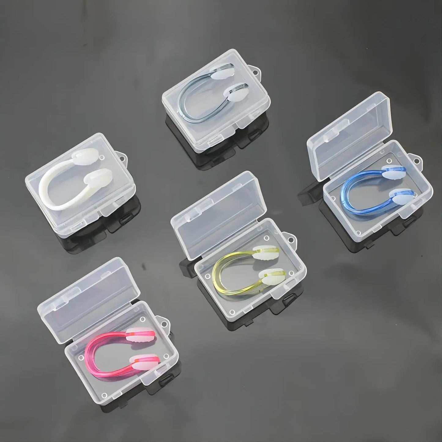 Swimming nose clip earplug set silicone environmentally friendly nose clip earplugs children adult beginners swimming supplies