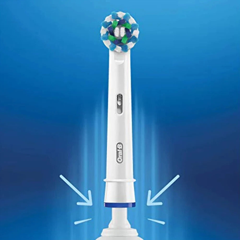 Original Oral B EB50 Brush Heads Cross Action 16 Degree Angle Spare Dental Nozzles for Electric Toothbrush D12/D16/DB4010/DB4510