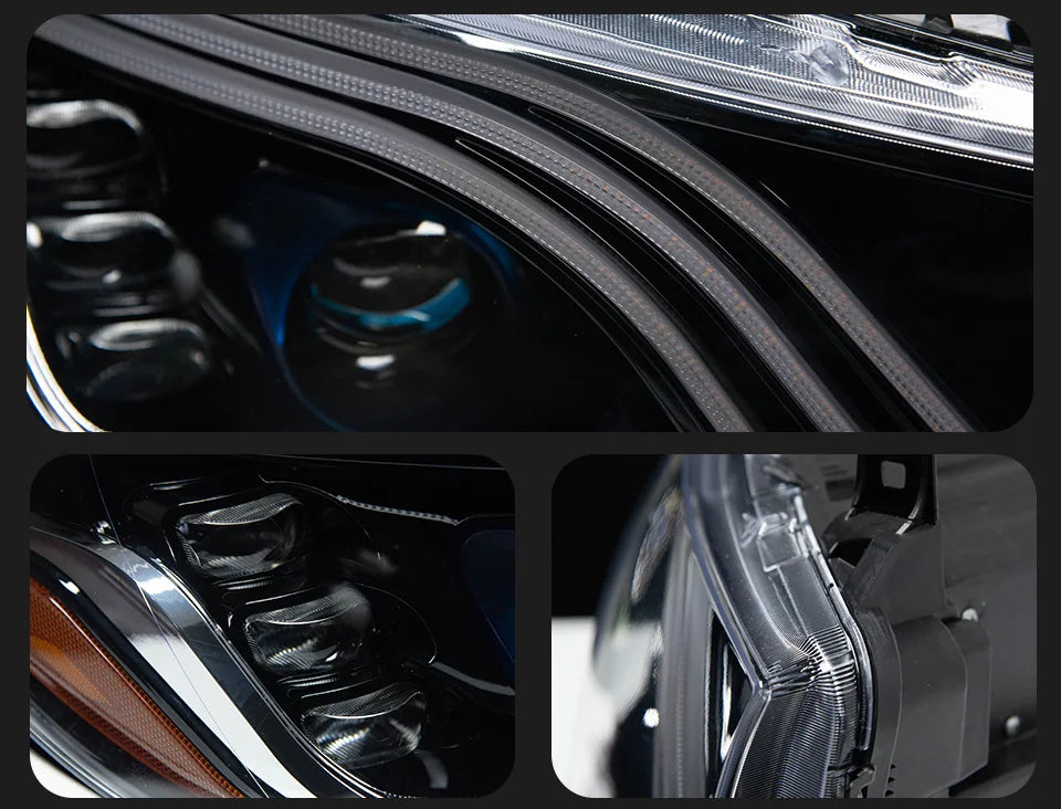 AKD Head Lamp for Benz Sprinter LED Headlight 2018-2023 Headlights Sprinter DRL Turn Signal High Beam Angel Eye Projector Lens