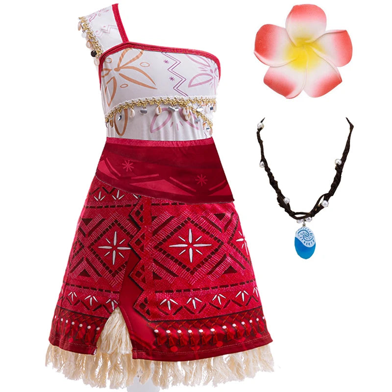 Girl role-playing clothing Marine Magic Princess Dress+Necklace Childr –  NairoMarket