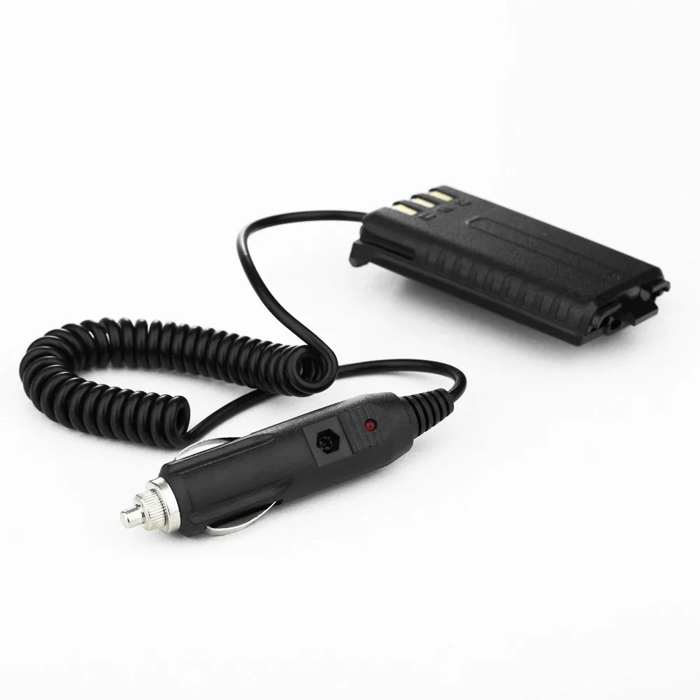 12V Car Charger Battery Eliminator for Baofeng Dual Band Radio UV-5R UV-5RE UV-5RA Two Way Radio Walkie Talkie Accessories