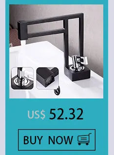 Becola Basin Faucet Black/Chrome Face Single Handle Deck Mounted Sink Taps Cold and Hot Mixer for Bathroom Crane Faucets