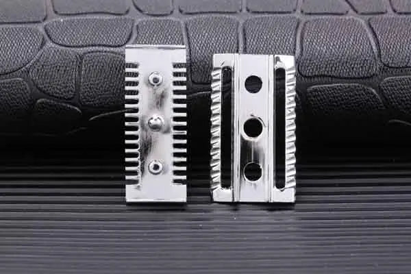 YAQI Top Aggressive Chrome Color Double-edged Mens Slant Safety Razor Head Replacement Accessory
