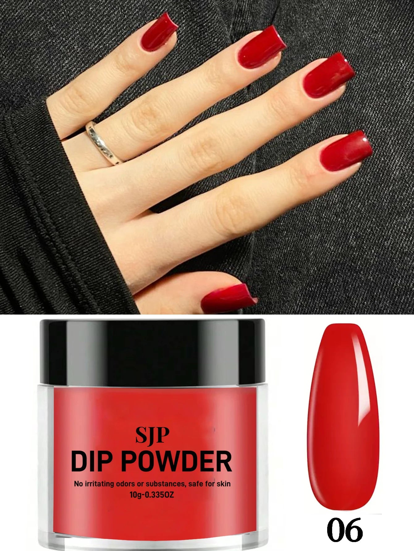 10 G Nail Dip Powder for French Manicure, Color Dip Powder, Suitable for Home Nail Salon DIY, Long Lasting, No Curing Manicure L