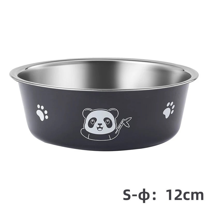 Pet Dog Bowls for Large and Small Dogs Cat Food Water Bowls with Non Slip Rubber Bottom Pet Feeding Bowl Double Wall Insulated