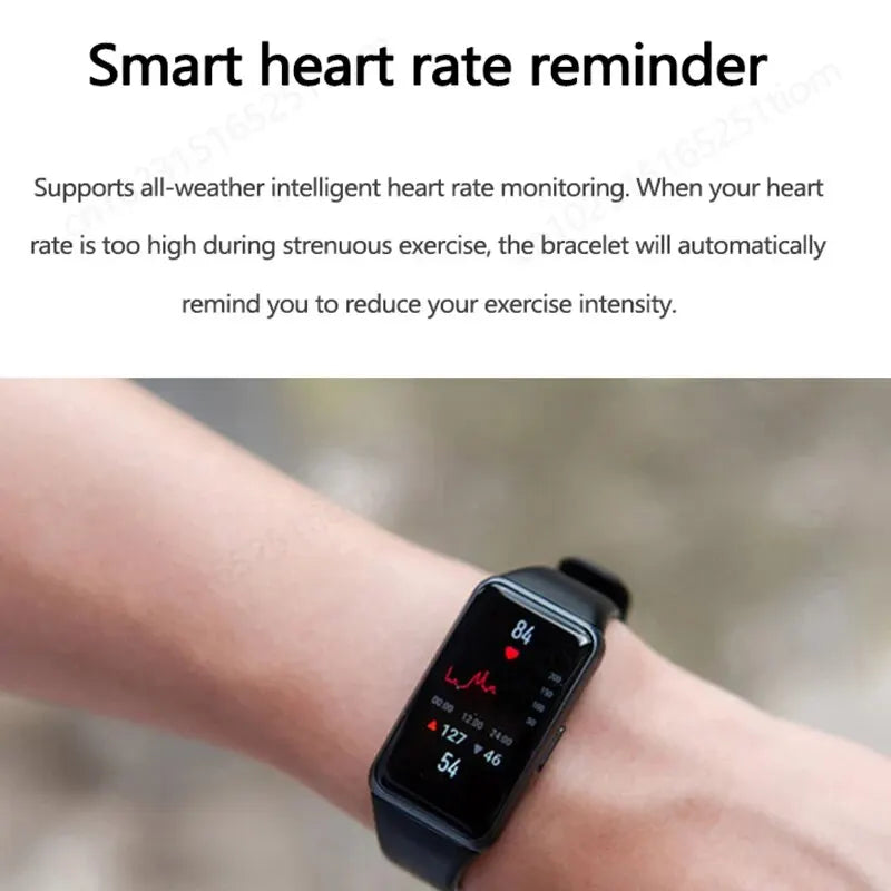 Original Huawei Band 6 Smart Band Blood Oxygen 1.47'' Screen Heart Rate Tracker Sleep Monitoring Smart Sports Bracelet