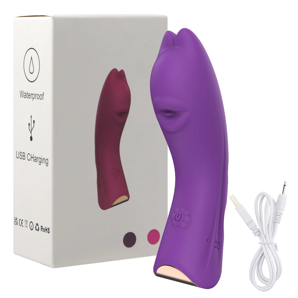 10 Speed G-Spot Finger Vibrator Clitoral Nipple Stimulation Massage Masturbator Suitable for Adult Women or Couples Sex Toy